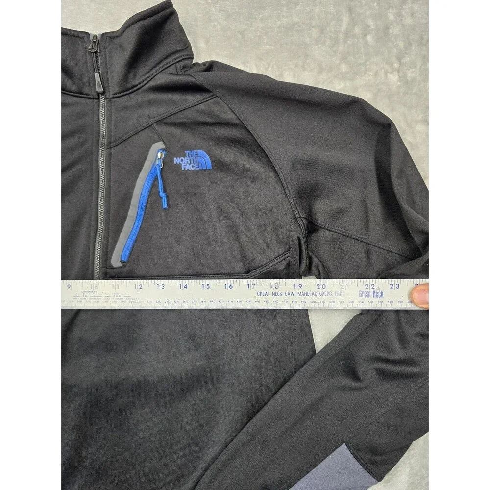 The North Face 1/4 Zip Fleece Pullover Men’s Outdoors Adventure Black LARGE